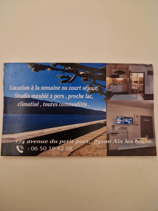 Studio Meuble Au Rdc , Proche Lac Aix-les-Bains Luaran gambar